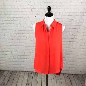 ⭐️Sz M Mossimo Orange sleeveless blouse⭐️